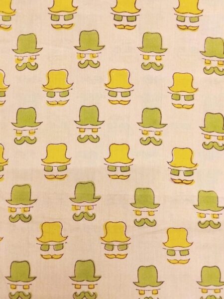 Screen Printed Cotton Fabric FCSKA0001