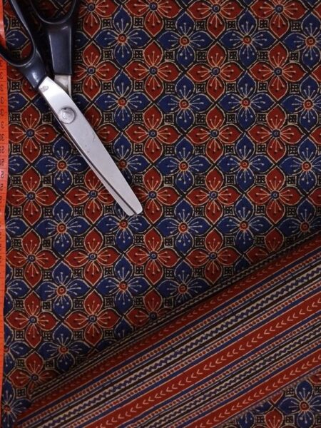 Hand Printed Cotton Fabric Combo FCCSA0001
