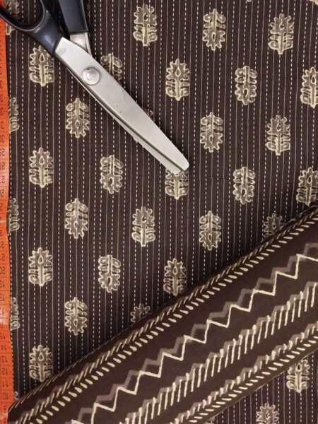 Hand Printed Cotton Fabric Combo FCCSA0002