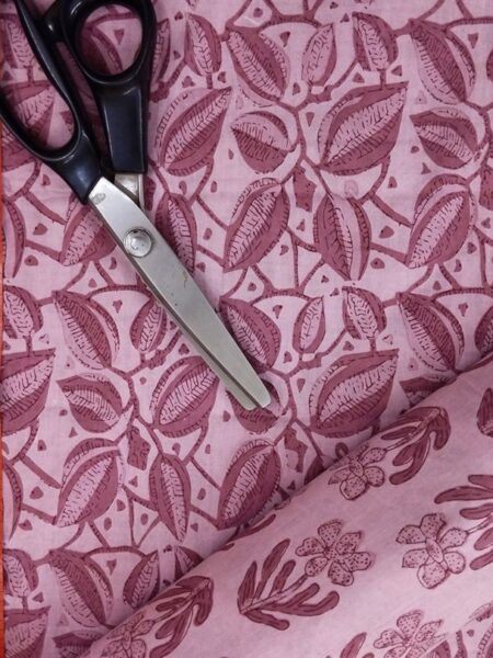 Hand Printed Cotton Fabric Combo FCCSA0007