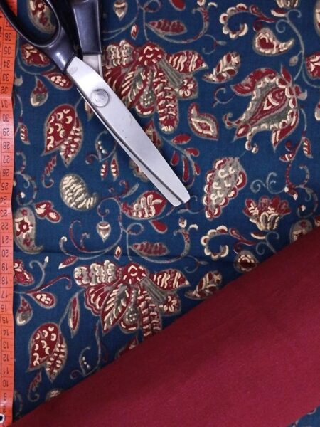 Hand Printed Cotton Fabric Combo FCCSA0021