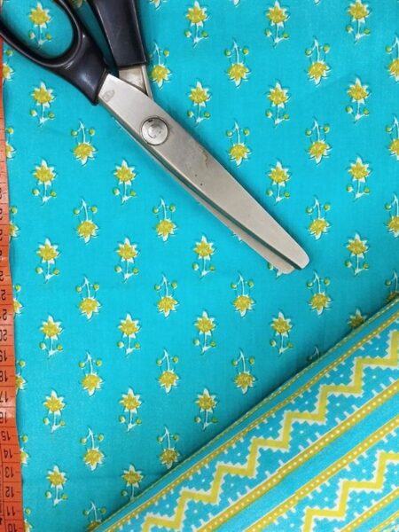 Hand Printed Cotton Fabric Combo FCCSA0029