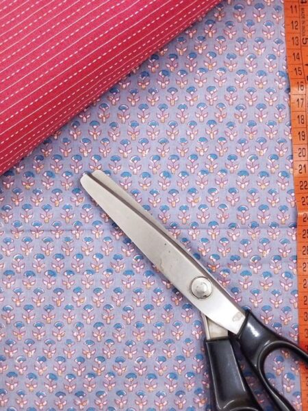 Hand Printed Cotton Fabric Combo FCCSA0031