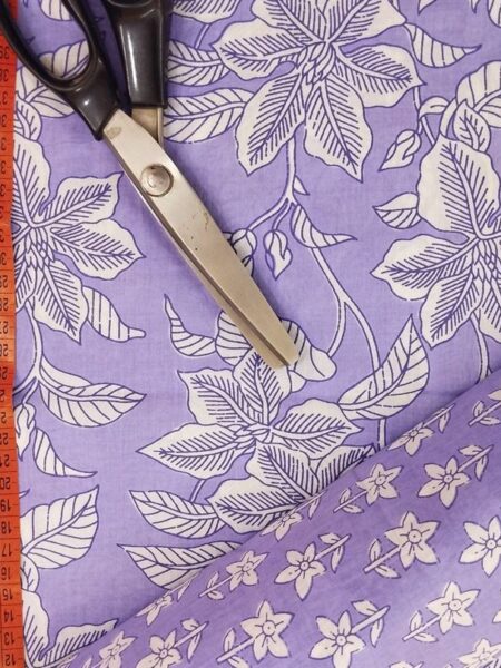 Hand Printed Cotton Fabric Combo FCCSA0035