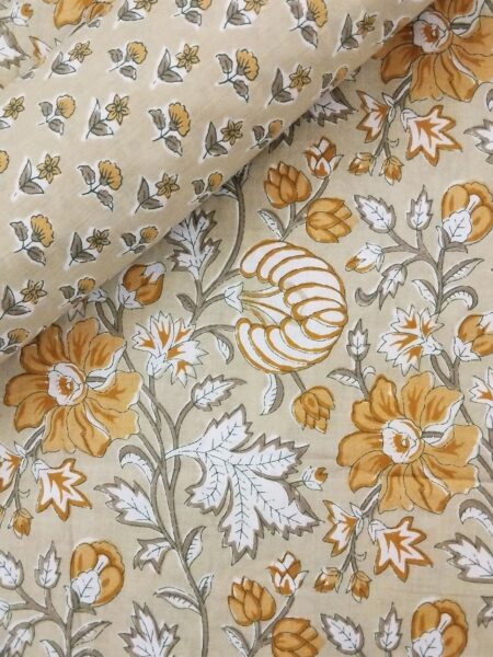 Hand Printed Cotton Fabric Combo FCCSA0045