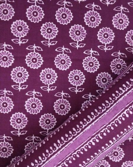 Hand Printed Cotton Fabric Combo FCCSA0049