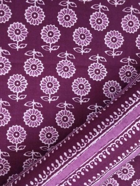 Hand Printed Cotton Fabric Combo FCCSA0049
