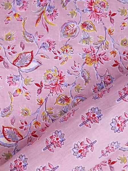 Hand Printed Cotton Fabric Combo FCCSA0051
