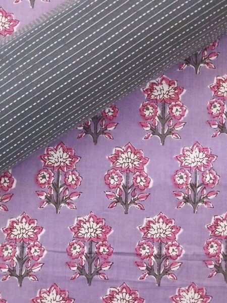 Hand Printed Cotton Fabric Combo FCCSA0057