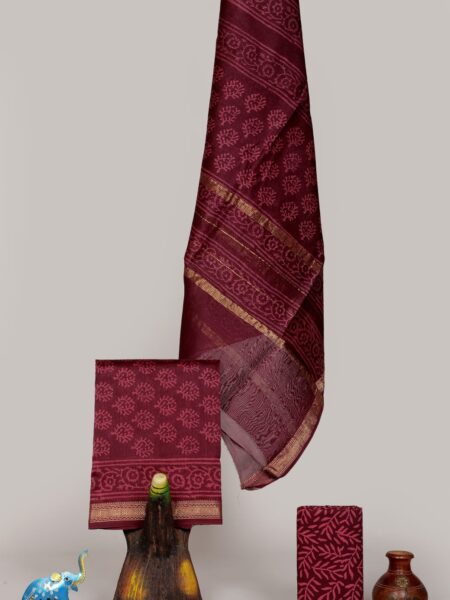Maheshwari Silk Suit Set SMHA00021