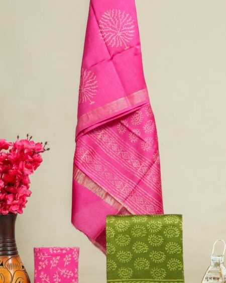 Maheshwari Silk Suit Set SMHA00035