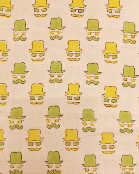 Screen Printed Cotton Fabric