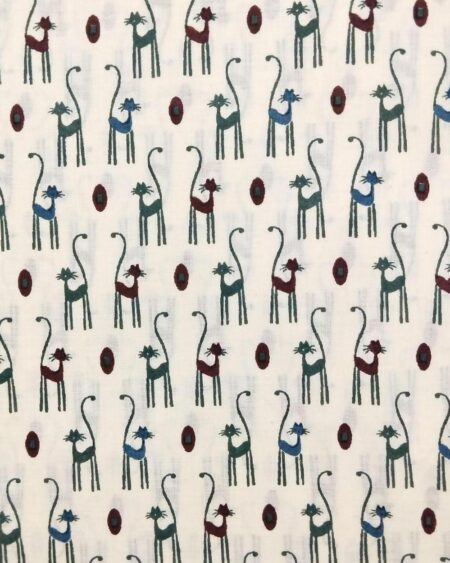 Screen Printed Cotton Fabric