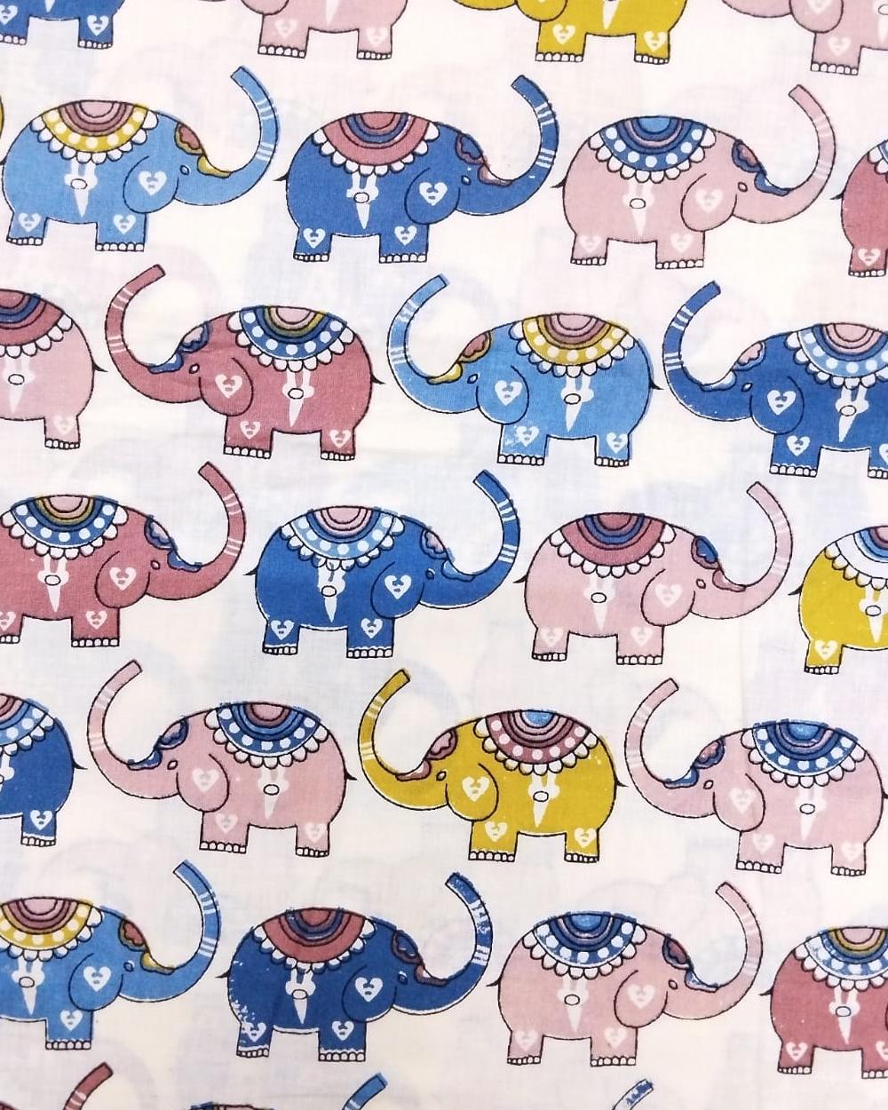 Screen Printed Cotton Fabric