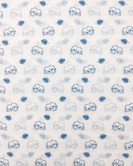 Screen Printed Cotton Fabric