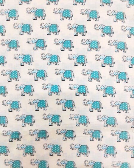 Screen Printed Cotton Fabric