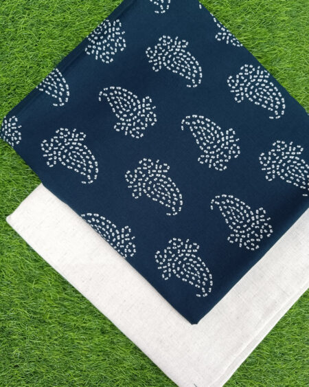 Sanganeri Hand Printed Cotton Fabric Combo